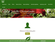 Tablet Screenshot of olszanowski.com.pl